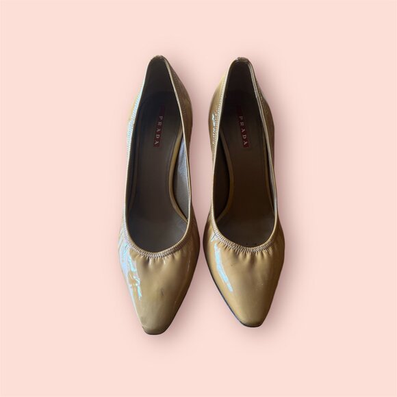 PRADA High Heels (Burnt Yellow) - Picture 1 of 5